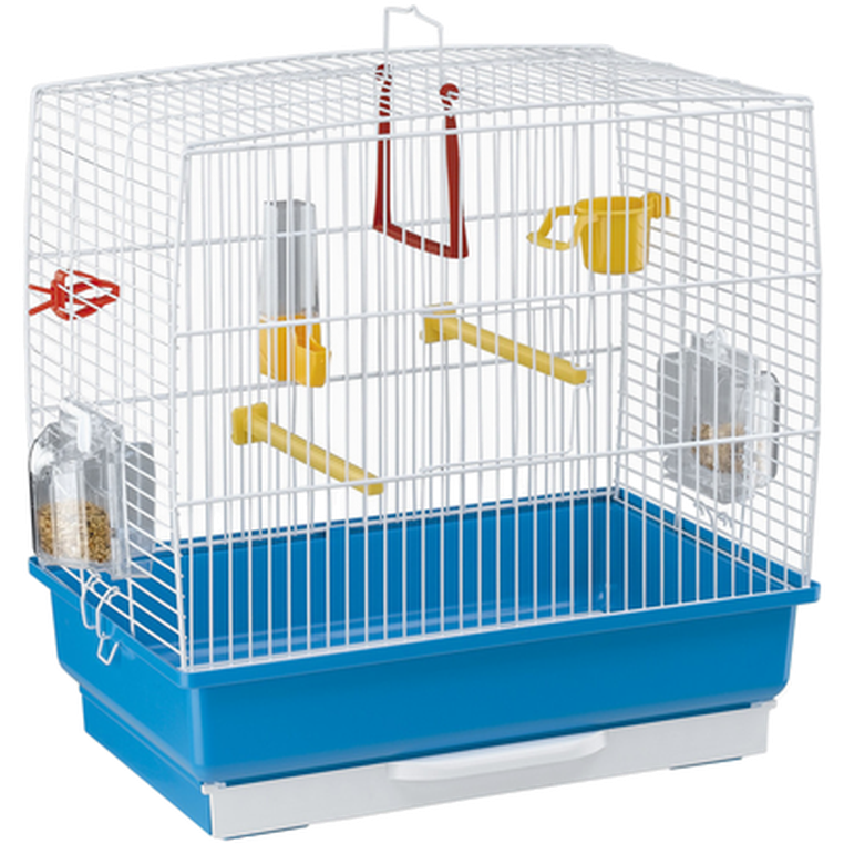Ferplast - Transportbur Rekord 2 Blue 39 x 25 x 41 cm - Fågel - Burar & Transporter för fågel - ZOO.se
