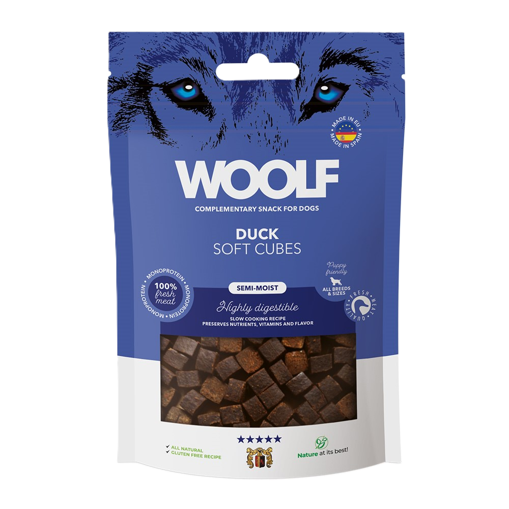 WOOLF Soft Cubes - Duck 100g