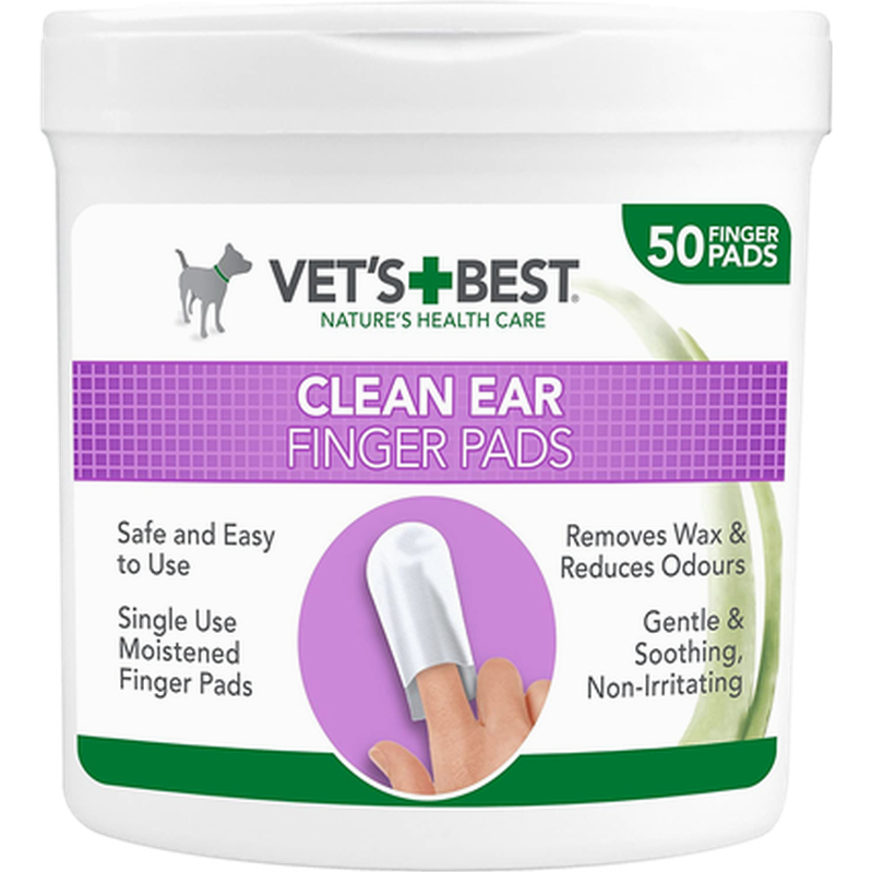 Vet's Best - Ear Cleaning Pads for Dogs 50st - Hund - Hundvård & Tillskott - ZOO.se