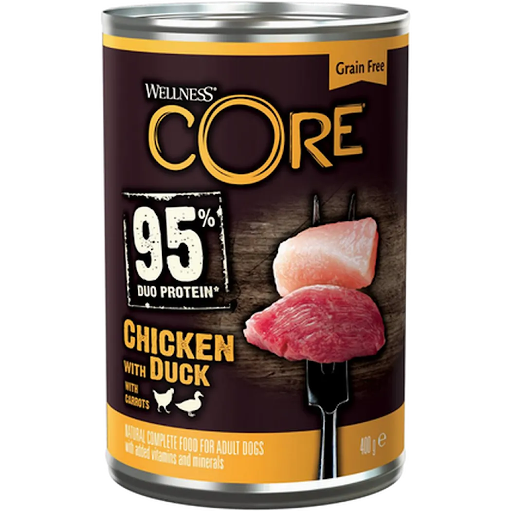 CORE Petfood Dog Adult 95% Duo Protein Chicken & Duck