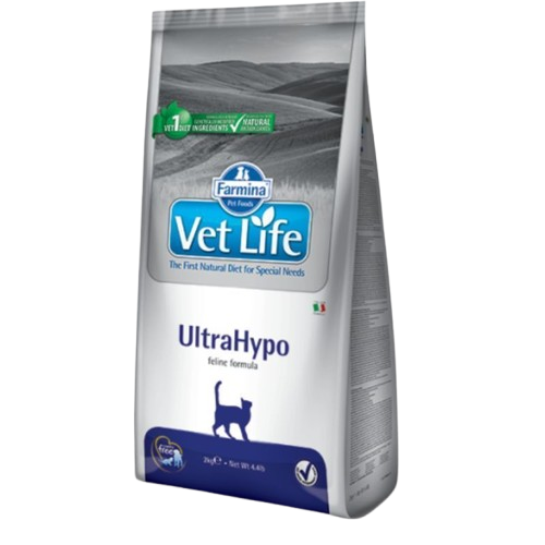 Farmina - VetLife Cat Ultrahypo 2 kg - Katt - Kattfoder & kattmat - Torrfoder till katt - ZOO.se