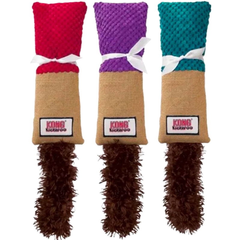 Kong - Cat Wrestling Kickeroo Cuddler 40x9cm Random color - Kissat - Kissan lelut ja kissan huiskat - Raapiminen
