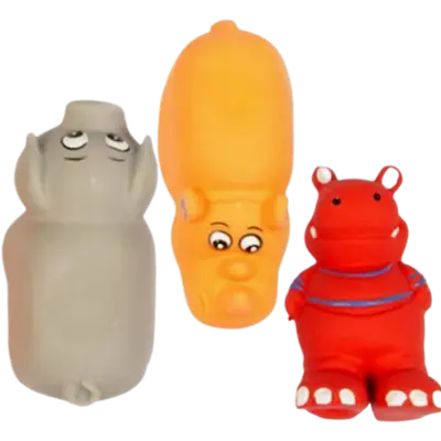 Latex Rhino/Pig/Hippo - Dog Toy