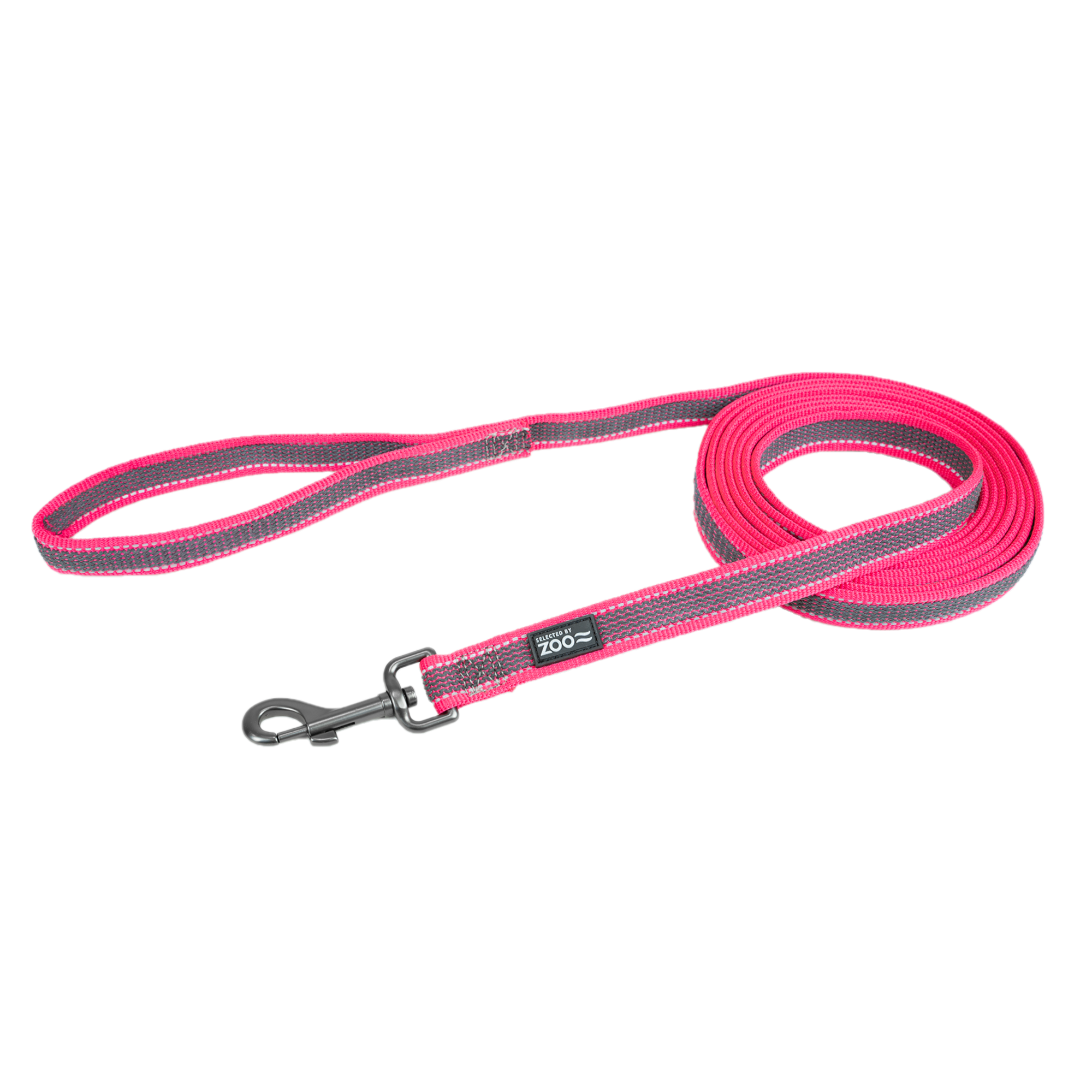 Selected by ZOO - Langt bånd Rufus antiskli 20 mm x 3 m Rosa - Hund - Halsbånd - ZOO.no