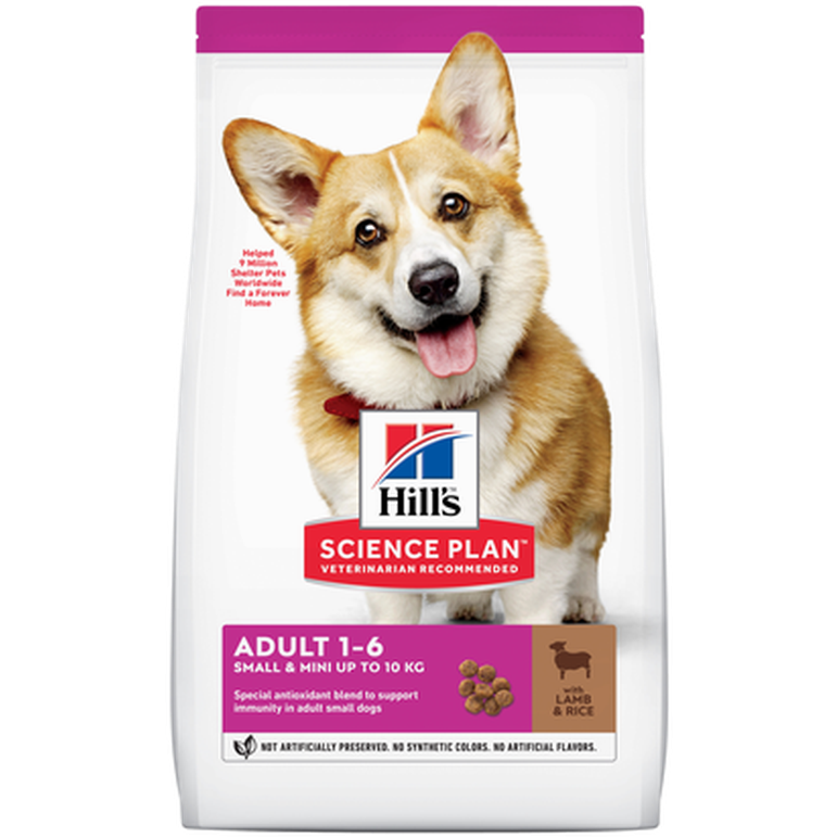 Hills Science Plan - Adult Small & Miniature Lamb & Rice - Dry Dog Food 1,5 kg - Hund - ZOO.se