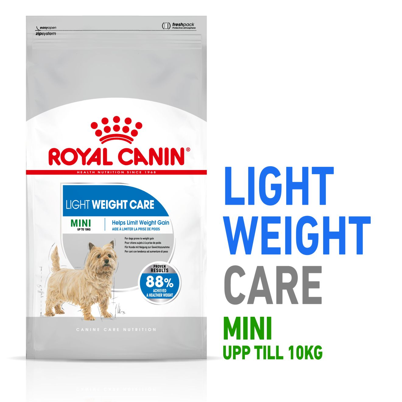 Light weight Care Adult Mini Torrfoder för hund 3 kg
