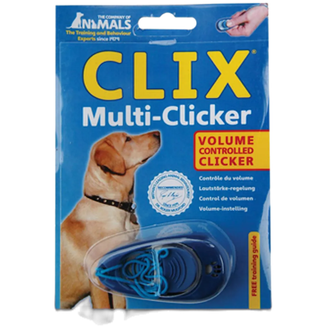 Multi-Klicker - Multi Clicker Dog Puppy Training Blue 7 cm