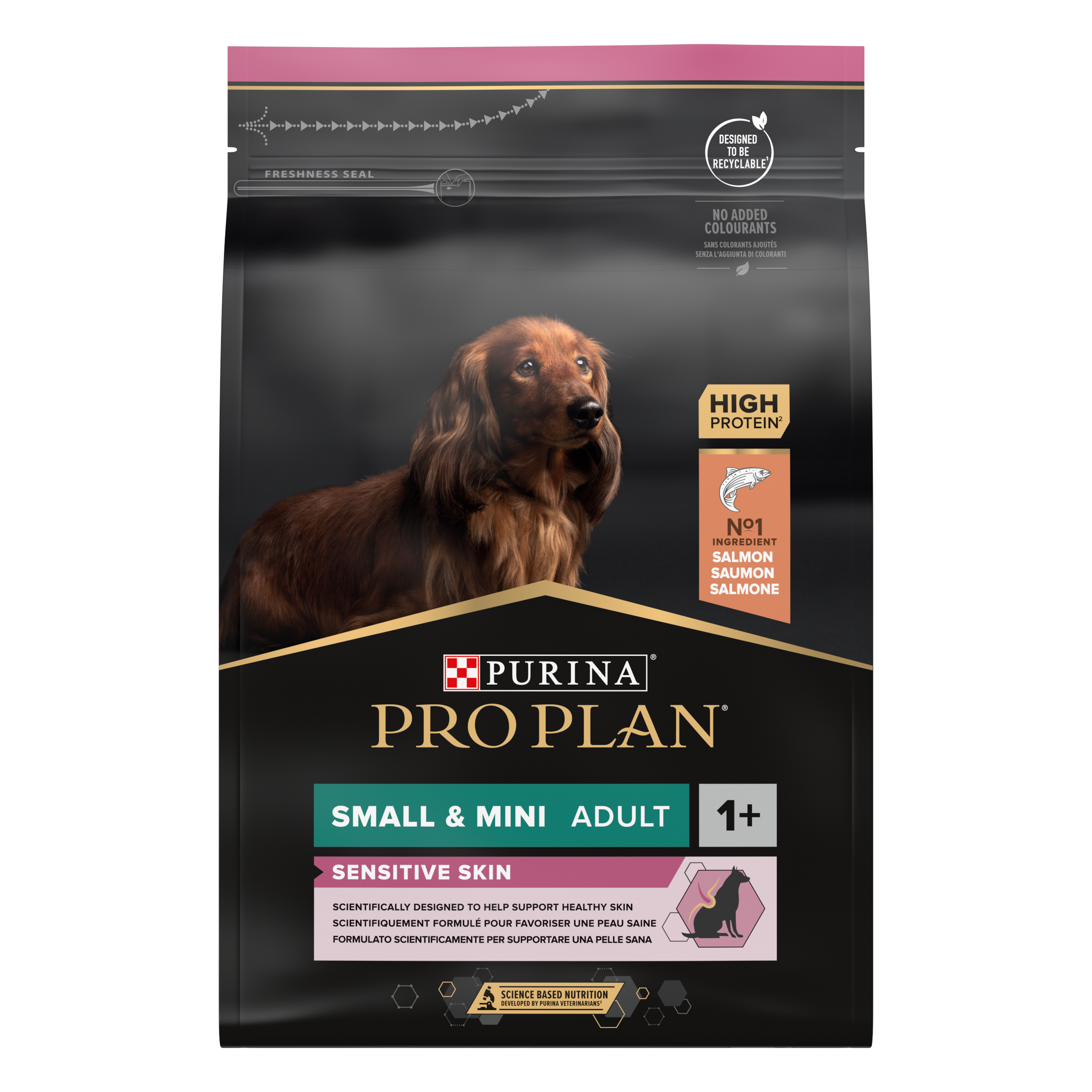 Purina Pro Plan - Small & Mini Adult - SENSITIVE SKIN 3 kg - Hund - Hundmat & hundfoder - ZOO.se