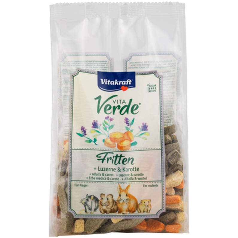 Vitakraft - Vita Verde Fries 200 g - Smådjur - Godis & Gnagstänger - Belöningsgodis för smådjur - ZOO.se