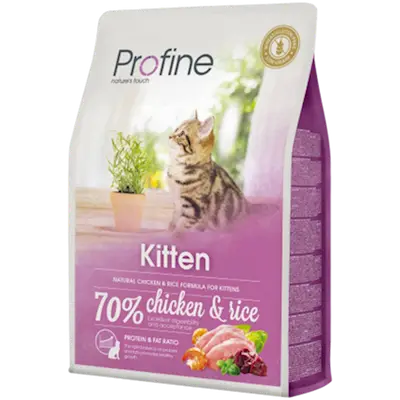 Cat Dry Food Kitten Chicken & Rice