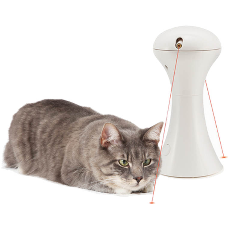 FroliCat - Multi-Laser Toy Automatic Laser Light White 20 x 10 cm - Katt - ZOO.se