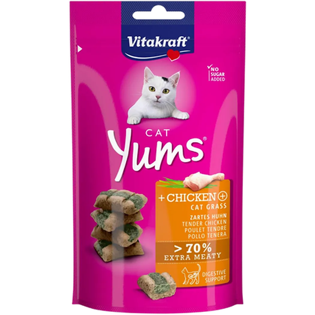 Vitakraft Cat-Yums Kylling & Kattegress