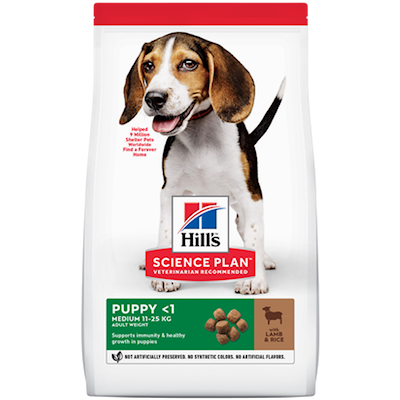 Preview of Hills Science Plan Puppy Healthy Development Medium Lamb & Rice - Dry Dog Food 18 kg