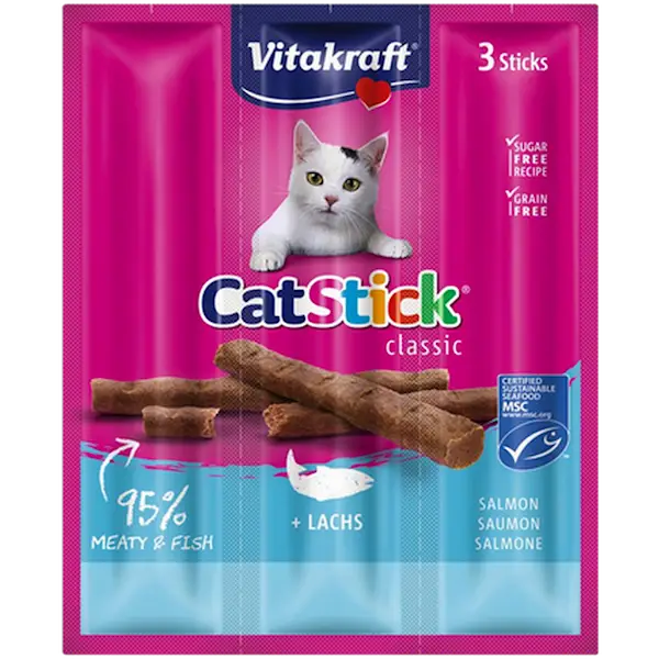 CatSticks Mini Laks 6 g x 3 stk.