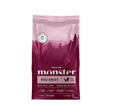 Preview of Monster Pet Food Dog Grain Free Adult Red Meat 12 kg