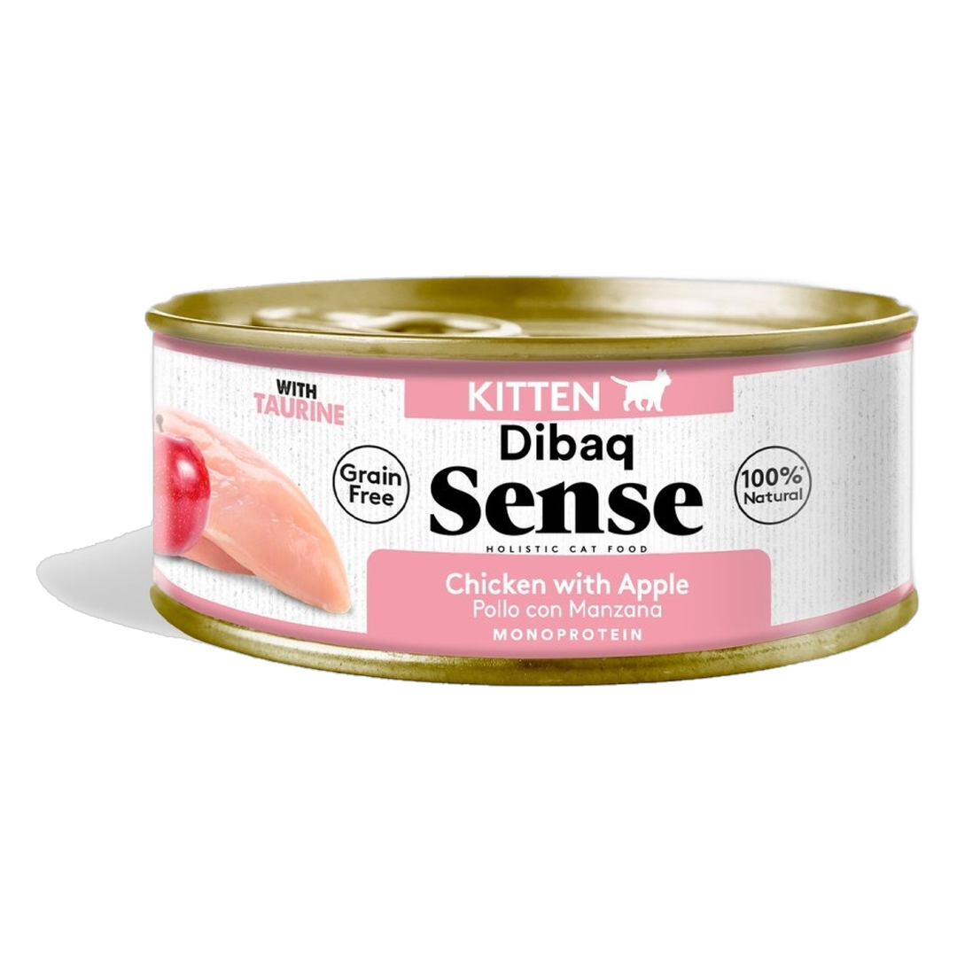 Dibaq Sense Våtfoder Kitten Kyckling & Äpple 70 g