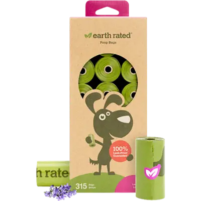 Eco-Friendly Bags Refill Rolls Lavender