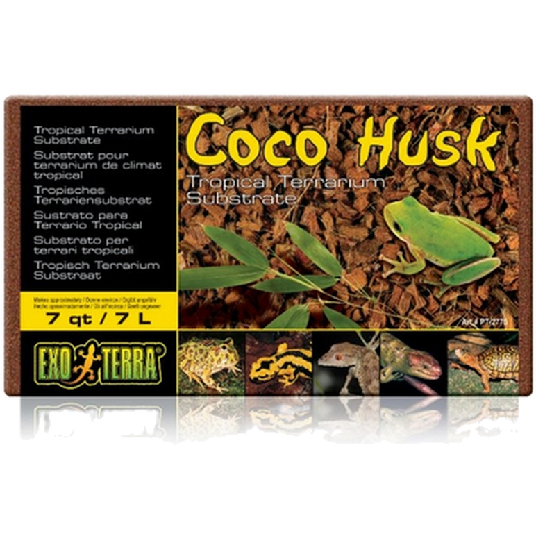 Exoterra - Coco Husk - Tropical Terrarium Substrate Brown 8,8 L - Reptil - ZOO.se