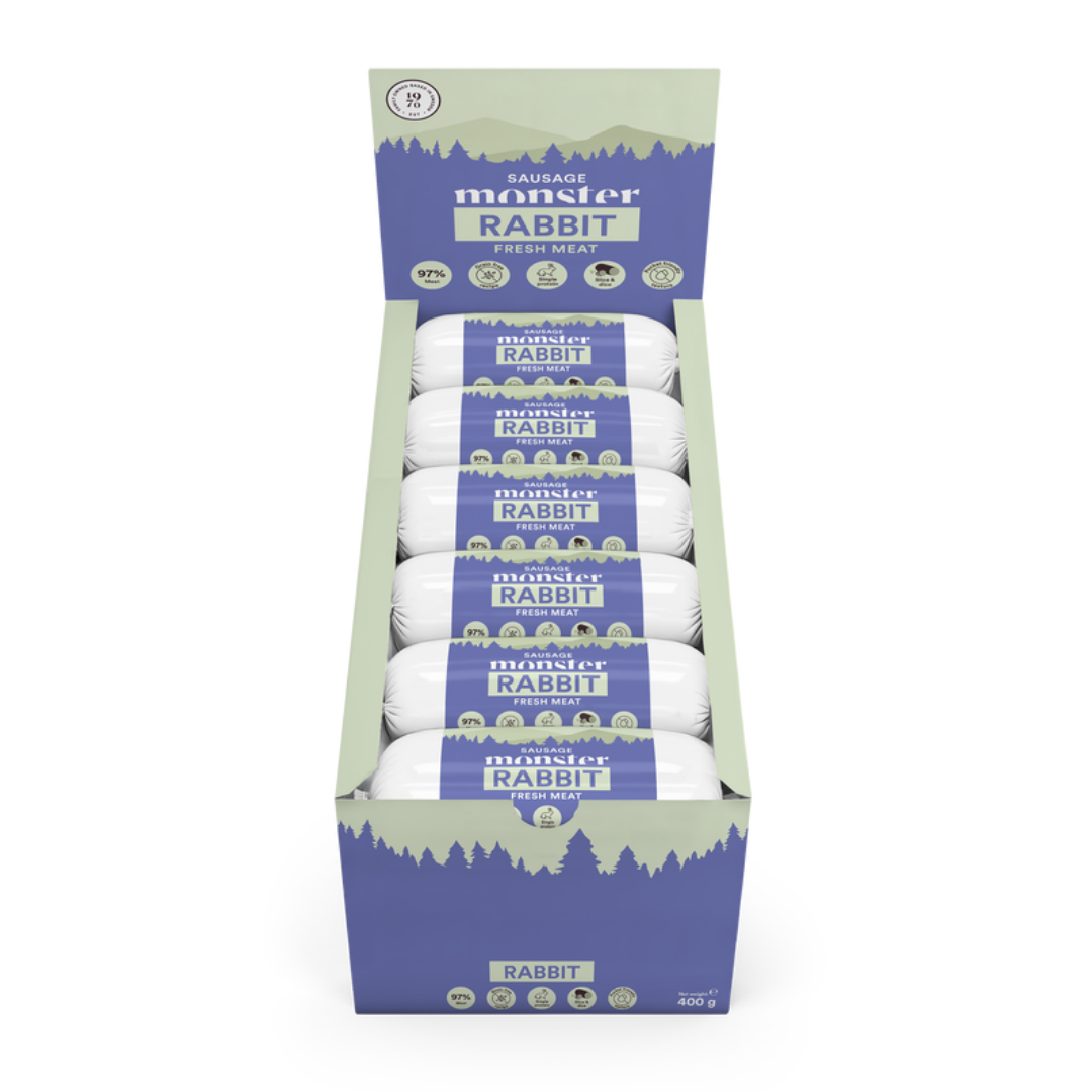 Dog Sausage Rabbit 12x400 g