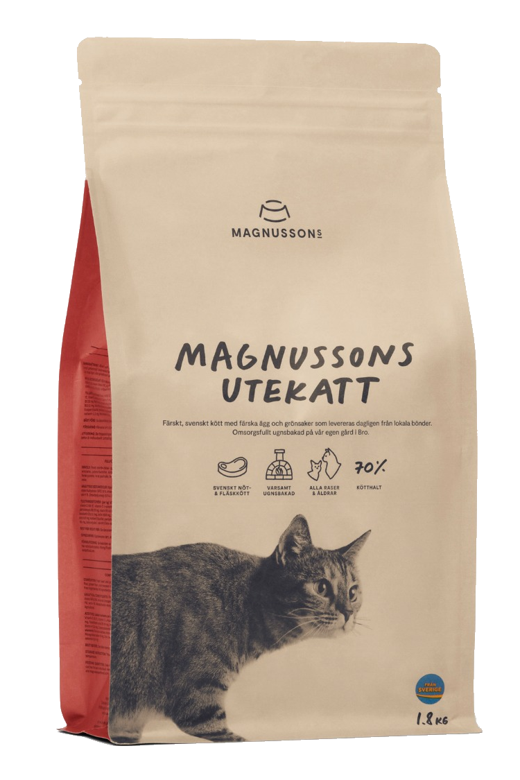 Magnussons - Utekatt - 1,8 kg - Katt - Kattefôr & kattemat - Tørrfôr for katt - ZOO.no