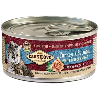 Cat Turkey & Salmon - for adult Cats