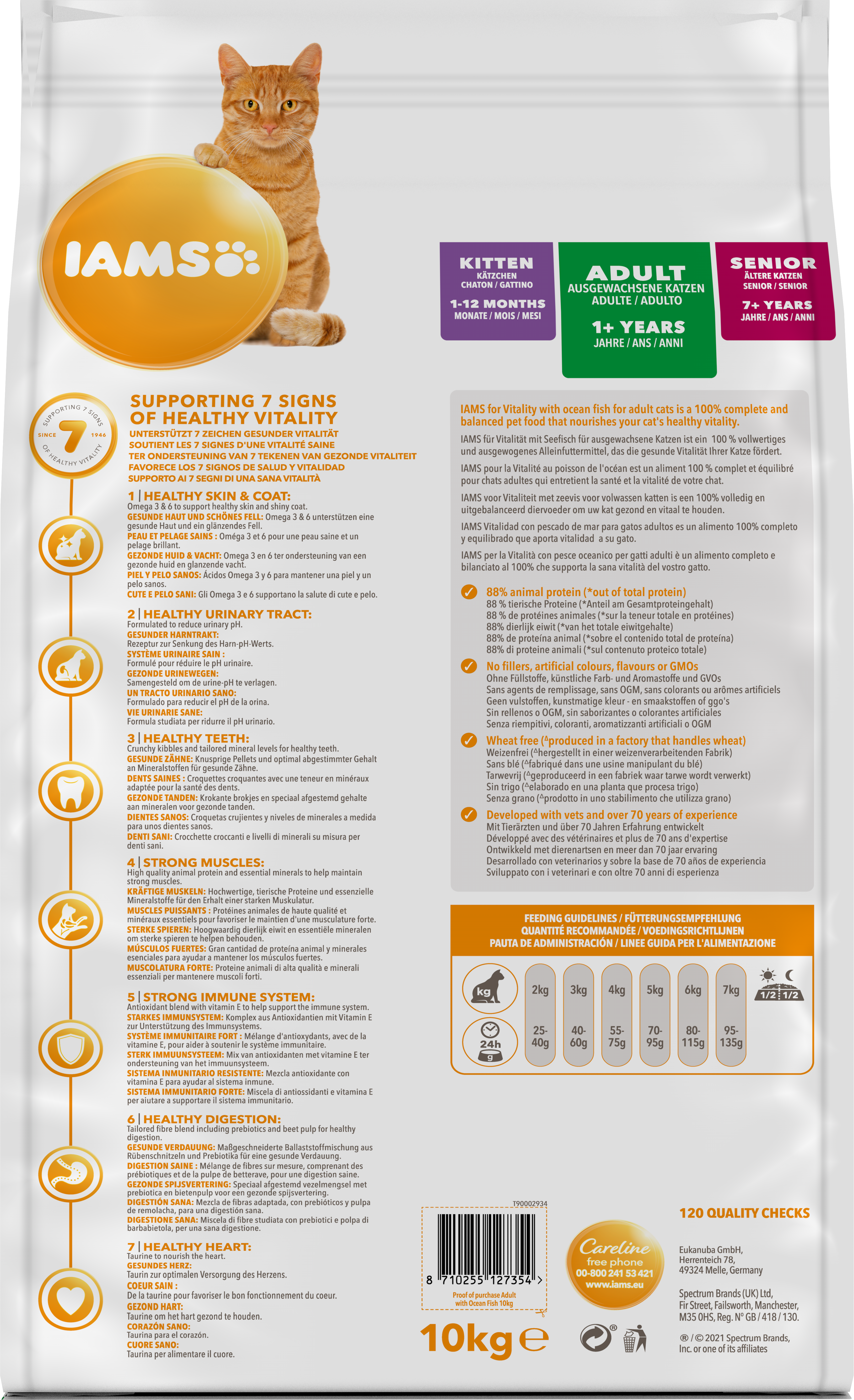 IAMS Cat Adult Ocean Fish 10 kg - back.png