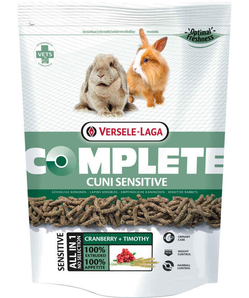 Versele-Laga - Complete Cuni Sensitive 500 g - Smådyr - Fôr & høy til smådyr - Pellets - ZOO.no