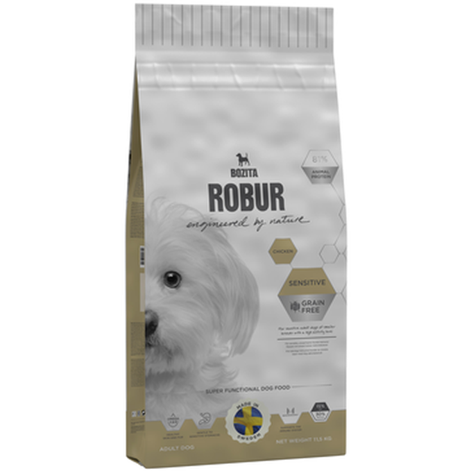 Bozita Robur - Sensitive Grain Free Kylling 3,2 kg - Hund - Hundefôr & hundemat - Tørrfôr for hund - ZOO.no