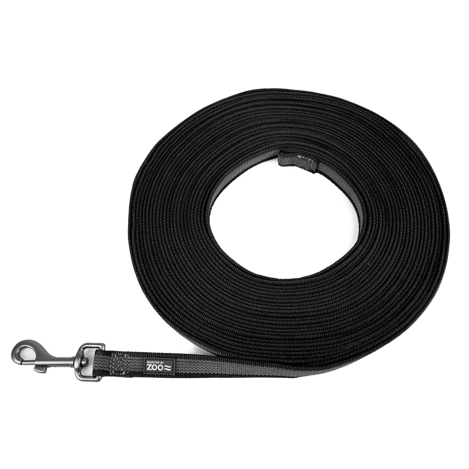 Selected by ZOO - Rufus sklisikkert skinnerull 20 mm x 15 m Sort - Hund - Hundetrening & bruksspor - Sporliner - ZOO.no