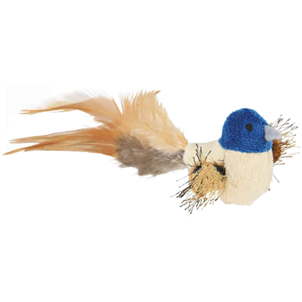 Trixie Bird Cat Toy Beige 8 cm