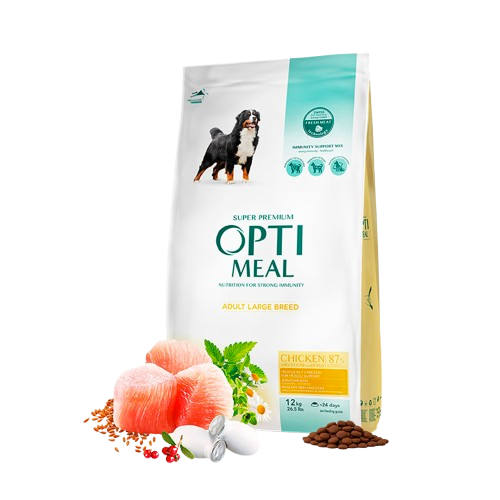 Optimeal - Adult & Senior Maxi Breed Chicken With Joint Support 12 kg - Hund - ZOO.se