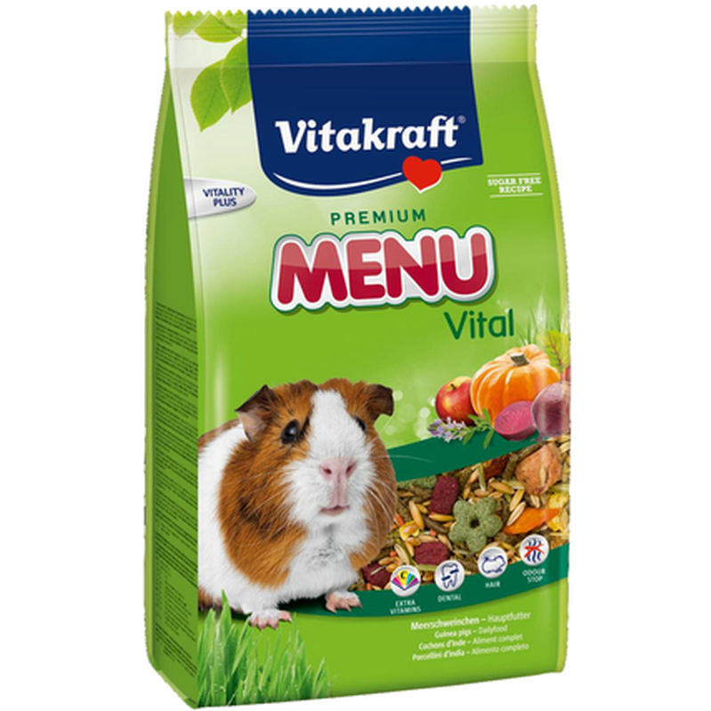 Vitakraft - Menu Marsvin 3 kg - Smådjur - Smådjur - Smådjursfoder & Hö - ZOO.se
