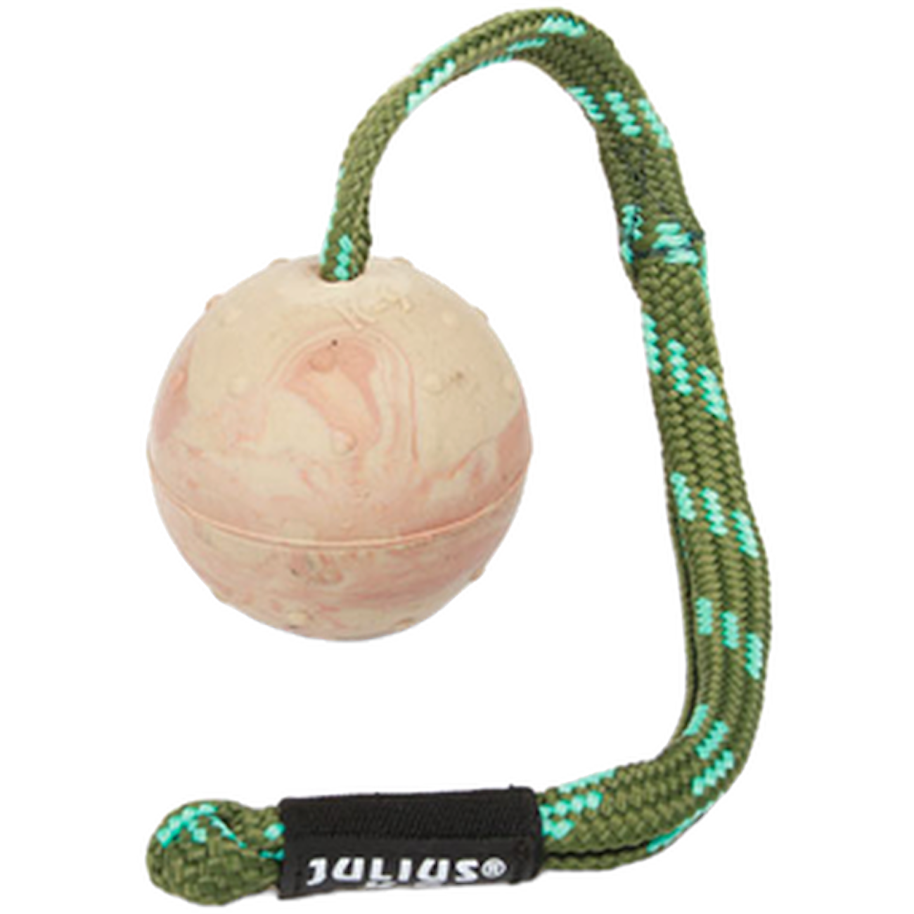 IDC Natural Rubber Ball with Closable String Dog Toy ZOO.fi