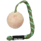 IDC Natural Rubber Ball with Closable String Dog Toy