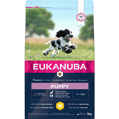 Preview of Eukanuba Dog Puppy Medium Breed 3 kg