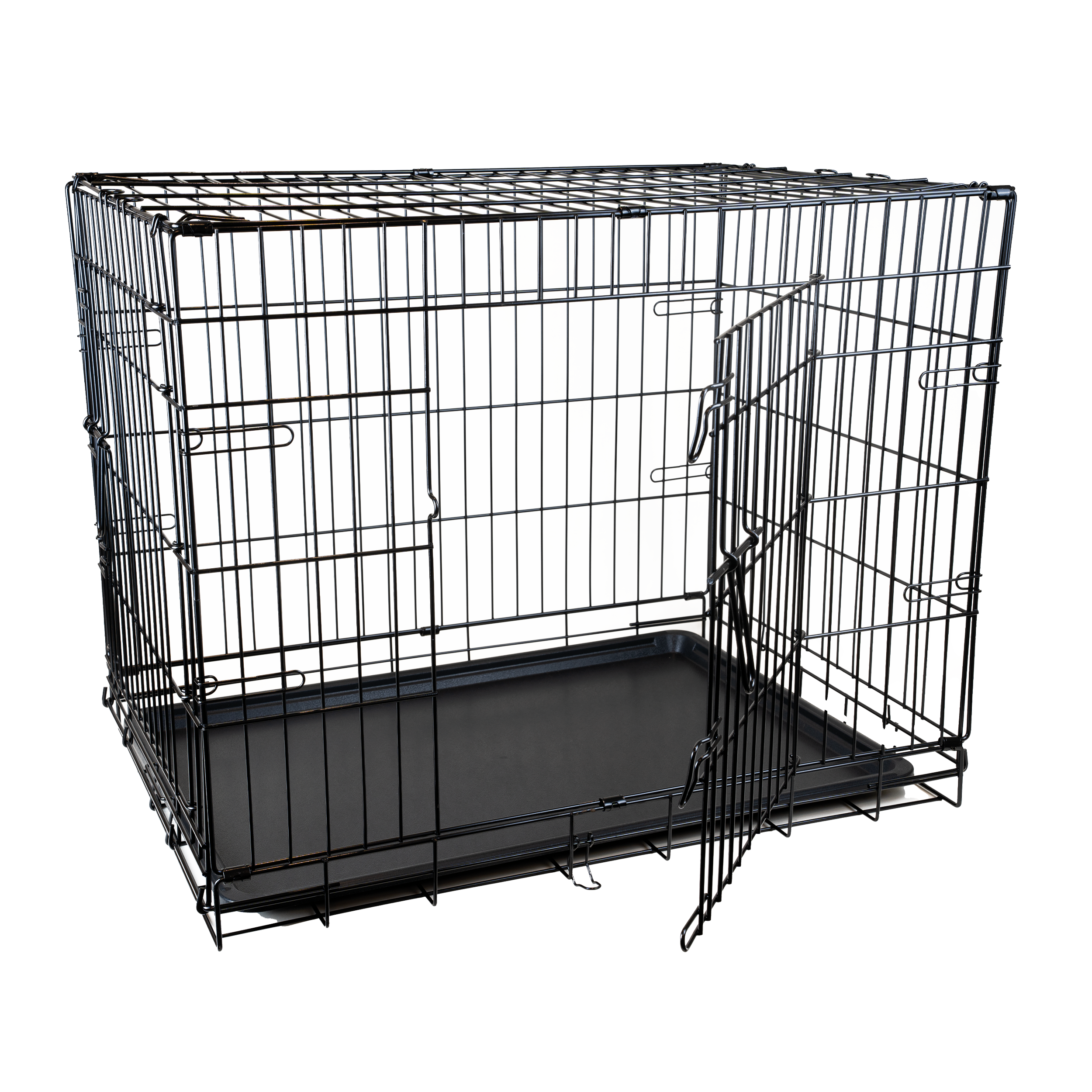 Stålbur Fido, L, 107x68x75cm, Svart