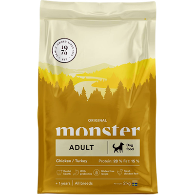 Preview of Monster Pet Food Dog Original Adult Chicken/Turkey All Breed 12 kg