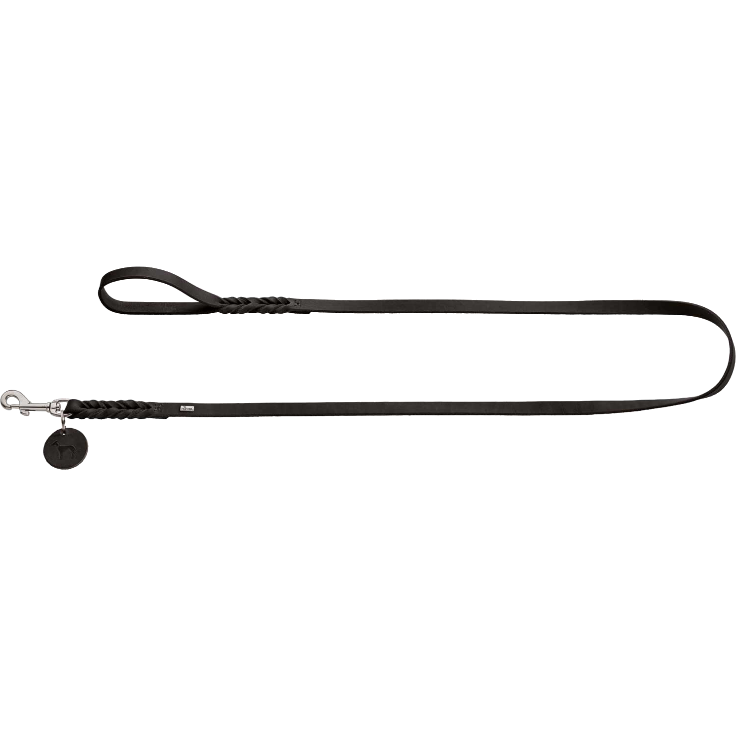 Hundkoppel Solid Education Svart 200cm/11mm
