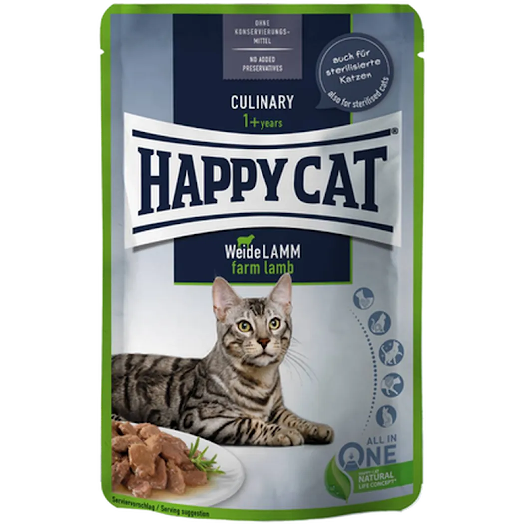 Happy Cat Pouch Lamb In Sauce Blue 85 g