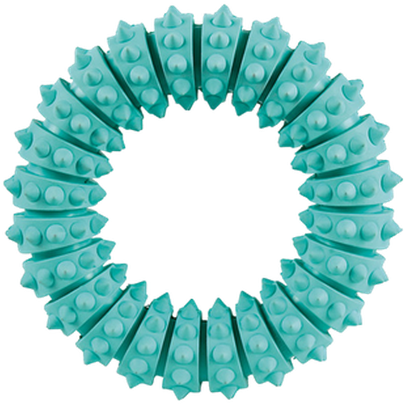 Trixie - Denta Fun Mintfresh Ring - naturgummi grønn 12 cm - Hund - Hundeleker & spill - Tyggeleker & tau - ZOO.no
