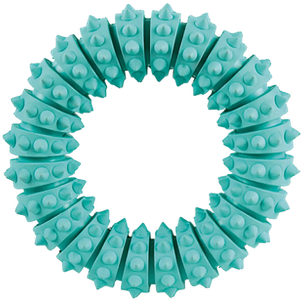 Trixie Denta Fun Mintfresh Ring - Natural Rubber Green 12 cm