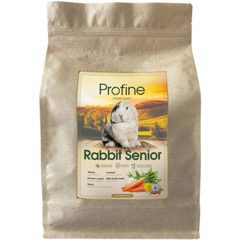 Profine - Animals Rabbit Senior 1,5kg - Smådjur - Smådjursfoder & Hö - Pellets - ZOO.se