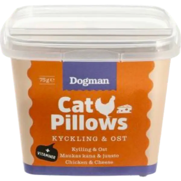 Cat Pillows kylling/ost - Kattegodbit
