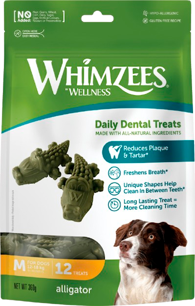 Preview of Whimzees Alligator Veggie Medium 12 st