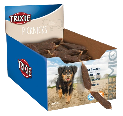 Trixie - PREMIO tuggsalami, 8 cm, vom - Hund - Hundgodis - Träningsgodis & belöningsgodis - ZOO.se