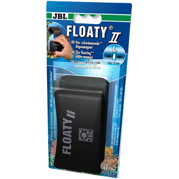 Floaty II Floating Glass Cleaning Magnet Black Medium