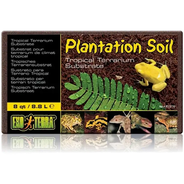 Plantation Soil Brick - Tropical Terrarium Substrate Brown 8,8 L