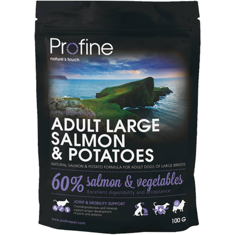 Profine - Dog Dry Food Adult Large Salmon & Potatoes 12 kg - Hund - Hundmat & hundfoder - ZOO.se