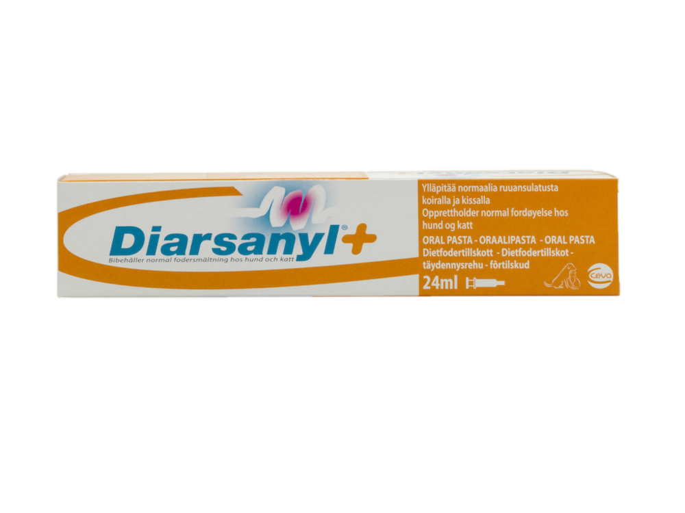 Diarsanyl+ 24 ml - Veterinär - Djurapotek - Mage, Tarm, Diarré & Förstoppning - Magproblem Hund - Ceva Vet Pharma - ZOO.se