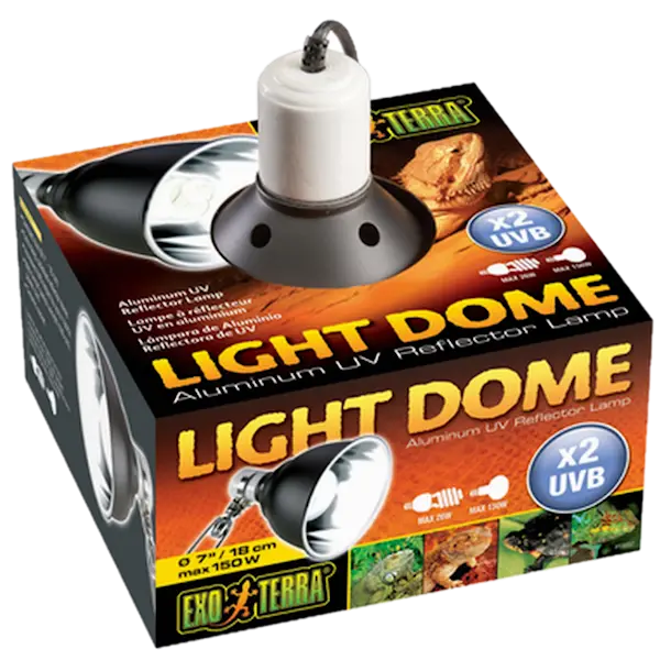 Light Dome - UV-reflektorlampe i aluminium, svart 150 W, 18 cm